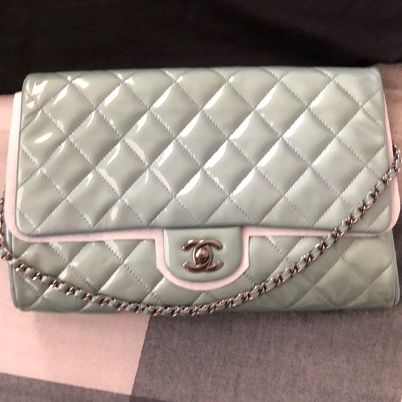 Clutch Patent Leather Shoulder Clutch - Picture 2 of 4